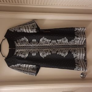 NWT, Rachel Roy August Black/Ivory Dress